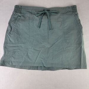 Eddie Bauer Khaki Skort Size XL Tulip Hem Activewear Golf‎ Tennis Pickleball